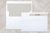 "Glory Bookplate" - Retired Holiday Cards in Linen by Lorent and Leif - Liner and Label