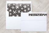 "Silent Night" - Retired Holiday Cards in White by Caitlin Eleanor - Liner and Label