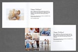 "Love, Faith, Peace" - Retired Holiday Cards in Berry by Anelle Mostert - Interior Options