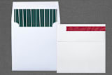 "Love, Faith, Peace" - Retired Holiday Cards in Berry by Anelle Mostert - Liner and Label