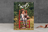"A Little Christmas" - Retired Holiday Cards in Snow by Little Print Design - Front