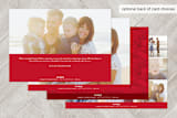"Very Blessed" - Retired Holiday Cards in Snow by fatfatin - Back of Card