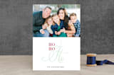 "Let Us Adore Him" - Retired Holiday Cards in Cranberry by Haley Warner - Front