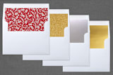 "Let Us Adore Him" - Retired Holiday Cards in Cranberry by Haley Warner - Slip-In Envelope Liners