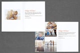 "Heaven Above" - Retired Holiday Cards in Coral by Melissa Egan of Pistols - Interior Options