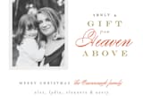 "Heaven Above" - Retired Holiday Cards in Coral by Melissa Egan of Pistols - Close-Up