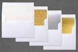 "Heaven Above" - Retired Holiday Cards in Coral by Melissa Egan of Pistols - Slip-In Envelope Liners