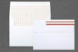 "Heaven Above" - Retired Holiday Cards in Coral by Melissa Egan of Pistols - Liner and Label