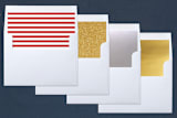 "Bursting with Joy" - Retired Holiday Cards in Cherry by Kimberly FitzSimons - Slip-In Envelope Liners