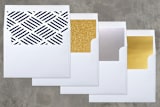 "the corner of merry and bright" - Retired Holiday Cards in Bright Snow by Tanya Lee of Frooted Design - Slip-In Envelope Liners