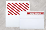 "Wonderful Life" - Retired Holiday Cards in Snow by Playground Prints - Liner and Label