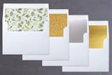 "Winter Foliage Frame Christmas Blessings" - Retired Holiday Cards in Aloe by Erika Firm - Slip-In Envelope Liners
