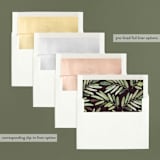 "Al Fresco" - Retired Holiday Cards in Merlot by Haley Warner - Slip-In Envelope Liners