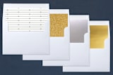 "tiny wishes, big presents" - Retired Holiday Cards in Charcoal by Heather Francisco - Slip-In Envelope Liners
