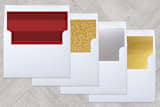 "Tis the season" - Retired Holiday Cards in Snowfall by Jennifer Thomke - Slip-In Envelope Liners