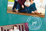 "Joyful Watercolor" - Retired Holiday Cards in Island by Liza Liss - Close-Up