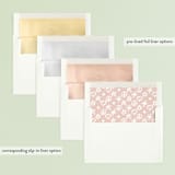 "Peace Love Joy Hope Symbols" - Retired Holiday Cards in Cotton Candy by fatfatin - Slip-In Envelope Liners