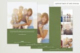 "Country Nostalgia" - Retired Holiday Cards in Evergreen by Lorent and Leif - Back of Card