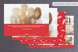 "Our Favorite Time" - Retired Holiday Cards in Polar Bear by GeekInk Design - Back of Card