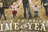 "Our Favorite Time" - Retired Holiday Cards in Polar Bear by GeekInk Design - Close-Up