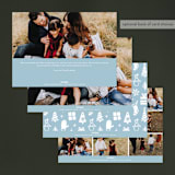 "Nice List Approved" - Retired Holiday Cards in Winter Green by Hooray Creative - Back of Card