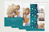 "Frost" - Retired Holiday Cards in Glacier by GeekInk Design - Back of Card