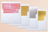 "Hallelujah Cheer" - Retired Holiday Cards in Cardinal by Mansi Verma - Slip-In Envelope Liners