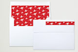 "Whimsical Glory" - Retired Holiday Cards in Cherry by Makewells - Liner and Label