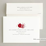 "Pomfetti" - Rosh Hashanah Cards in Classic Ruby by Jacki Loomis - FREE Recipient Addressing