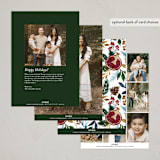 "Pomegranate" - Rosh Hashanah Cards in Evergreen by Beth Schneider - Back of Card Options