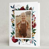 "Pomegranate" - Rosh Hashanah Cards in Evergreen by Beth Schneider - Folded Card