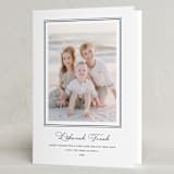 "Lake" - Rosh Hashanah Cards in Navy by Annie Shapiro - Folded Card