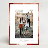 "Modern Plaid" - Rosh Hashanah Cards in Maple Leaf by Leah Bisch - Front