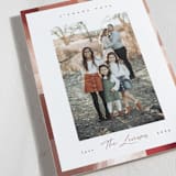 "Modern Plaid" - Rosh Hashanah Cards in Maple Leaf by Leah Bisch - Detail