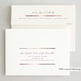 "Modern Plaid" - Rosh Hashanah Cards in Maple Leaf by Leah Bisch - FREE Recipient Addressing