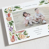"Bountiful Sweetness" - Rosh Hashanah Cards in Green Apple by Grae - Detail
