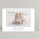 "Lake" - Rosh Hashanah Cards in Navy by Annie Shapiro - Front