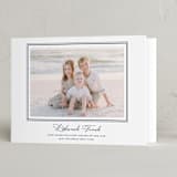 "Lake" - Rosh Hashanah Cards in Navy by Annie Shapiro - Folded Card