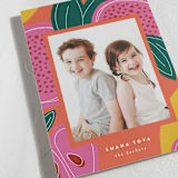 "Fruitful Celebration" - Rosh Hashanah Cards in Apricot by Jessica Corliss - Detail