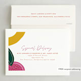 "Fruitful Celebration" - Rosh Hashanah Cards in Apricot by Jessica Corliss - FREE Recipient Addressing