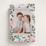 "Joyful Rosh Hashanah" - Rosh Hashanah Cards in Cherry by Maja Cunningham - Folded Card