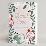 "Shanah Tova" - Rosh Hashanah Cards in Rosemary by Maja Cunningham - Folded Card