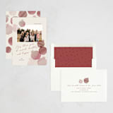 "Sweet Year" - Rosh Hashanah Cards in Peach by Pati Cascino - Assembled