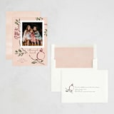 "Painted Pomegranate" - Rosh Hashanah Cards in Petal by Emily Sabol Goss - Assembled
