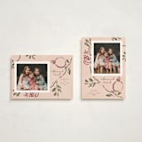 "Painted Pomegranate" - Rosh Hashanah Cards in Petal by Emily Sabol Goss - Photo Orientation Options