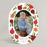 "New Year Pomegranates" - Rosh Hashanah Cards in Pomegranate by Becky Nimoy - Front