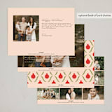 "luxe pomegranate" - Rosh Hashanah Cards in Sunshine by Grae - Back of Card Options