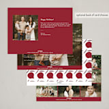 "ShanahTova" - Rosh Hashanah Cards in Berry by samovilka - Back of Card Options