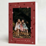 "Little Fruits" - Rosh Hashanah Cards in Pomegranate by Pati Cascino - Folded Card