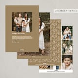 "Classic L'Shanah Tovah" - Rosh Hashanah Cards in Stone by Laura Bolter - Back of Card Options